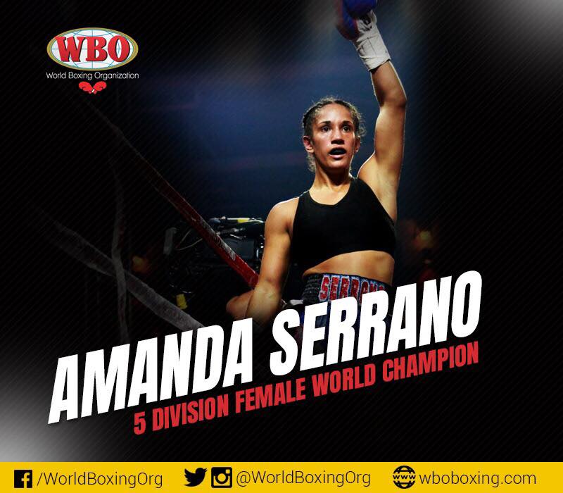 WBO champion Amanda Serrano