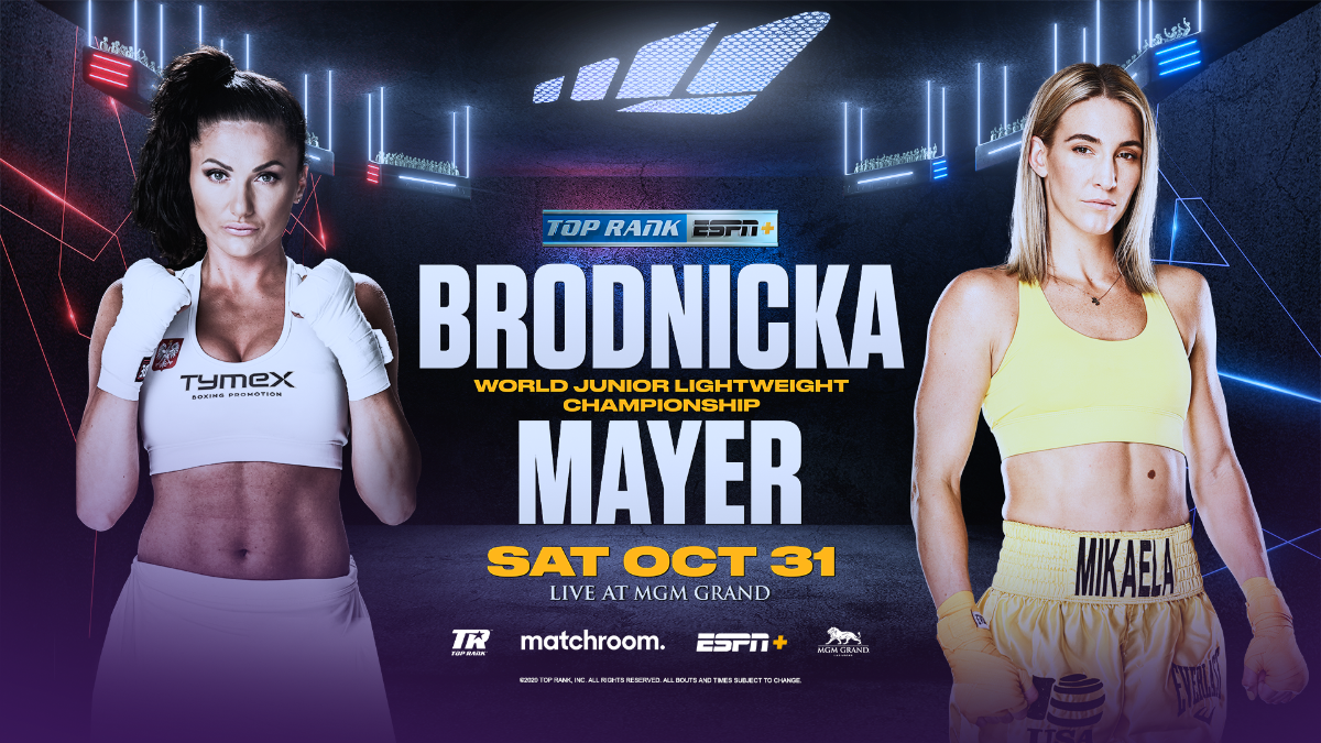 WBO | October 31: Mikaela Mayer to Challenge WBO Junior Lightweight World Champion Ewa Brodnicka as the Inoue-Moloney Co-Feature LIVE and Exclusively on ESPN+ - WBO